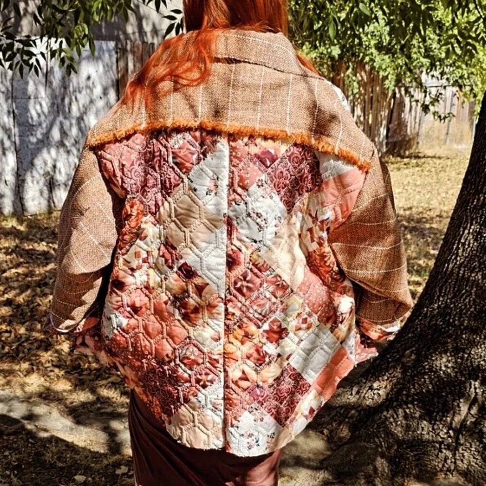 Quilt pattern jacket - Picture 5 of 13